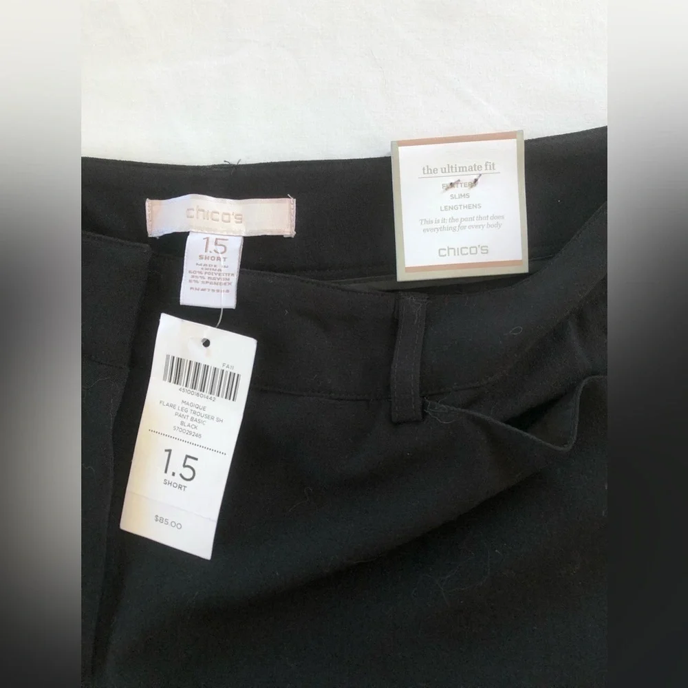 NWT Chico’s Flare Leg Trouser size 1.5 short - Picture 3 of 6